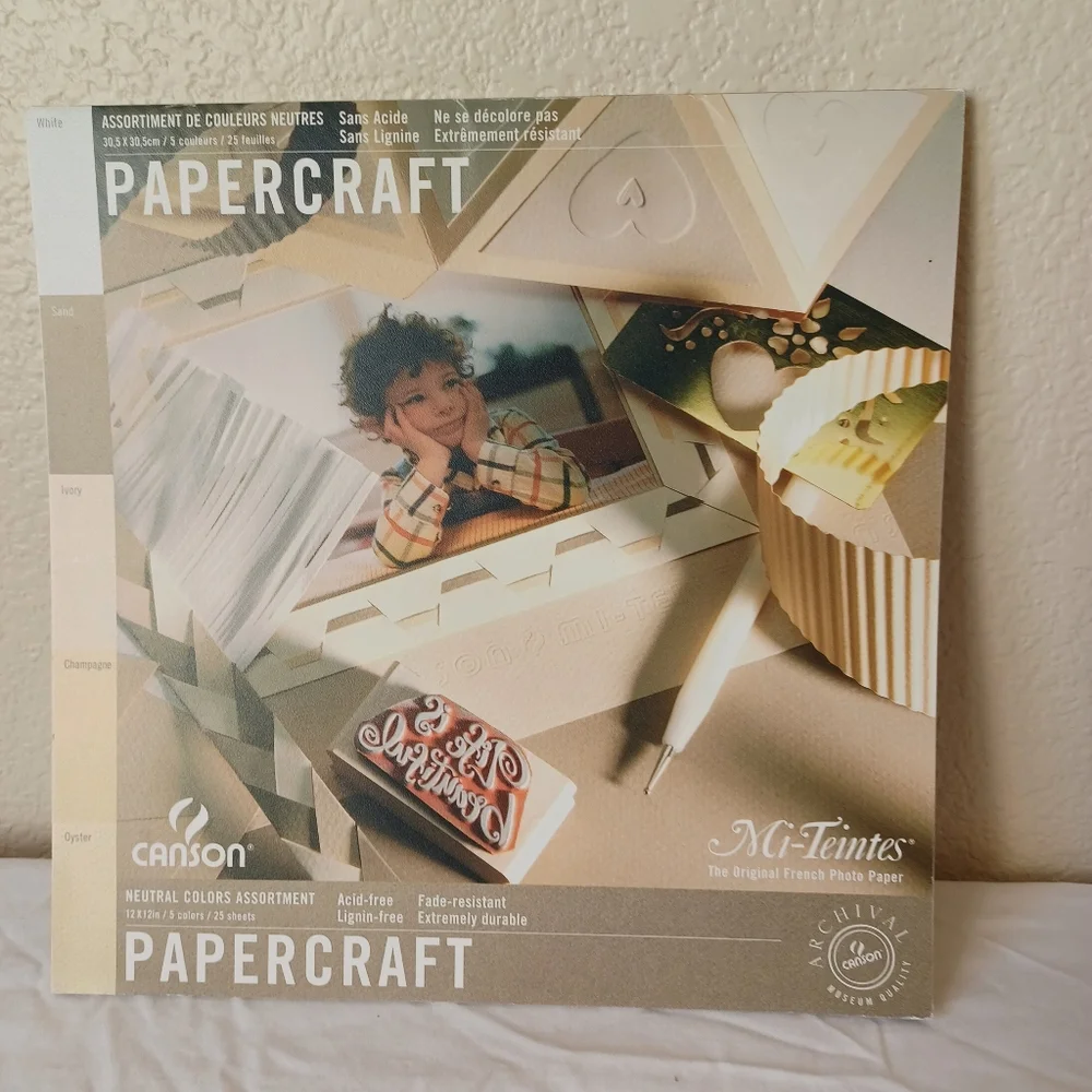 New K & Company 12x12 Scrapbook Bundle - Stickers, Tape, Paper, Page Protectors